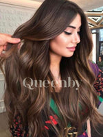 24 inch virgin human hair wig - QUEENBY