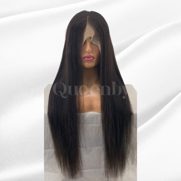 28 inch virgin human hair wig