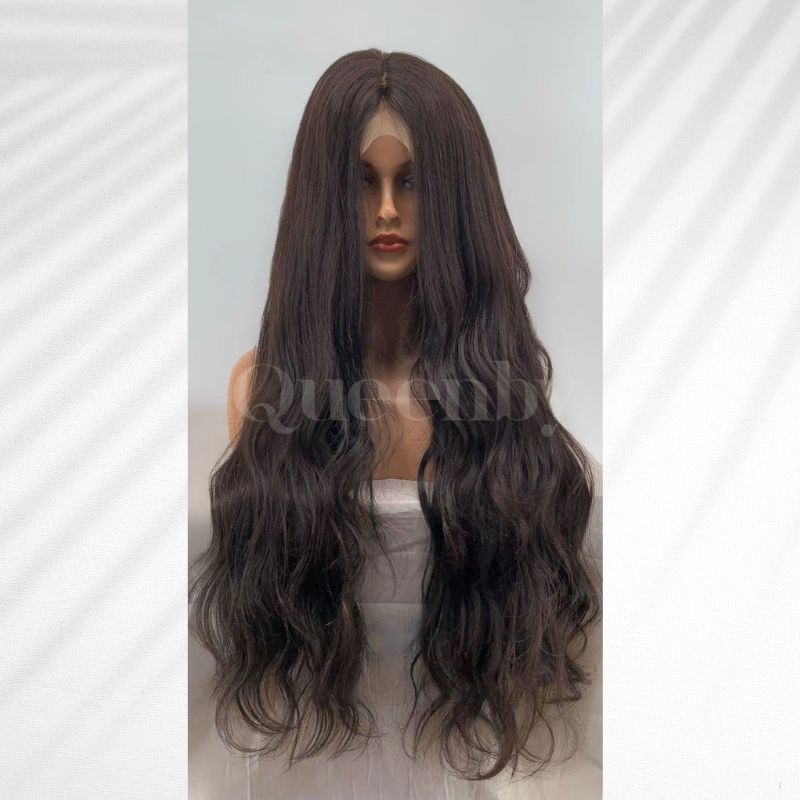 28 inch virgin human hair wig