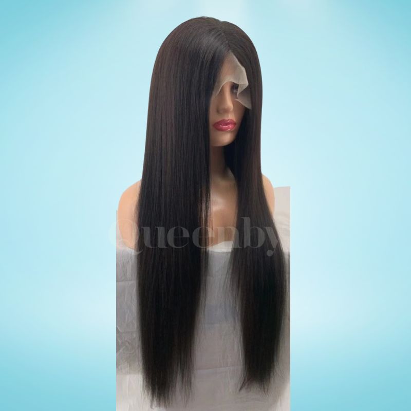 30 inch virgin human hair wig