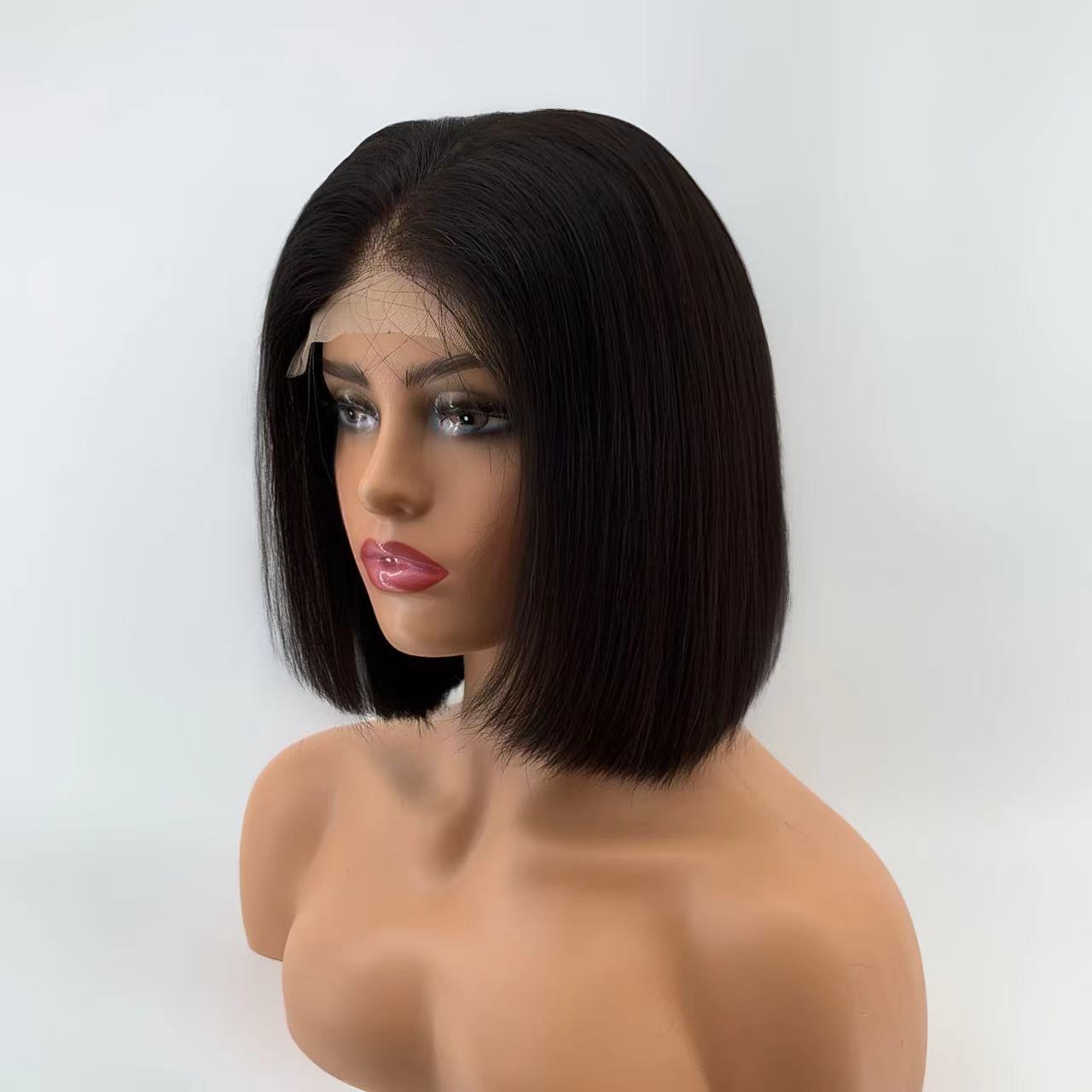 Super Natural Side Part Glueless Wide 5*5 Lace Bob Wig 100% Human Hair | Fits All Face Shapes