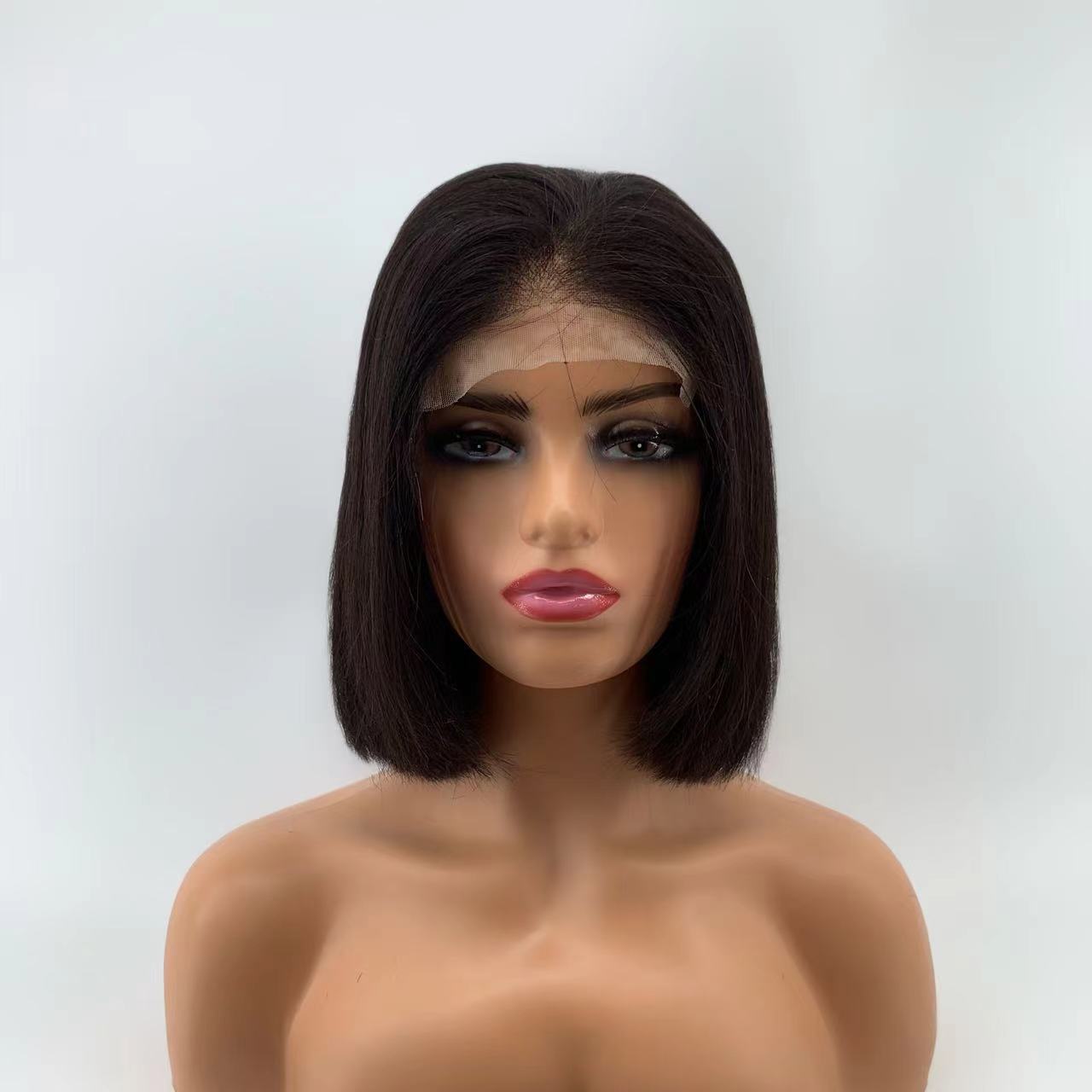 Super Natural Side Part Glueless Wide 5*5 Lace Bob Wig 100% Human Hair | Fits All Face Shapes