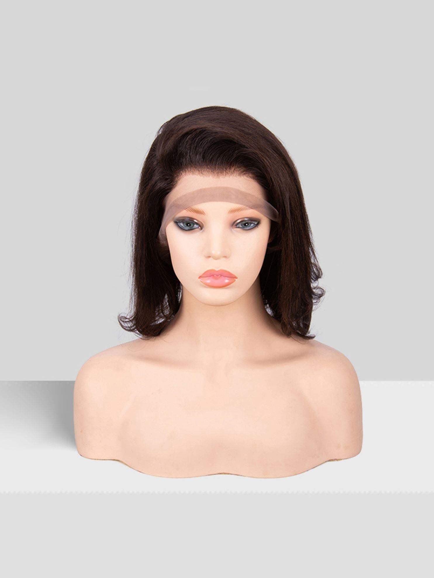 10 inch virgin human hair wig - QUEENBY