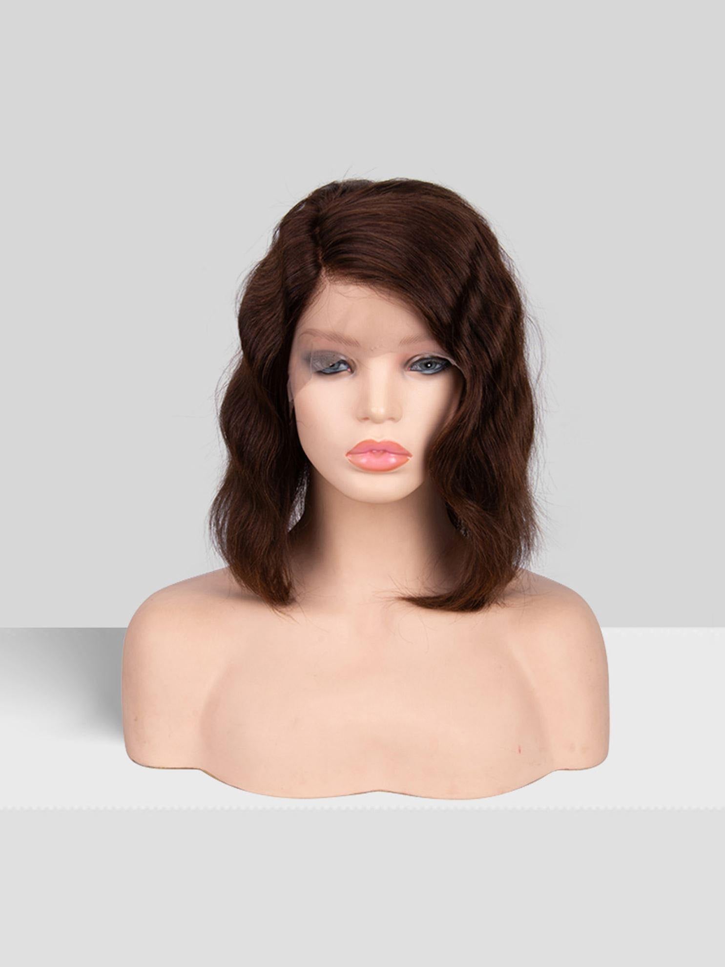 10 inch virgin human hair wig - QUEENBY