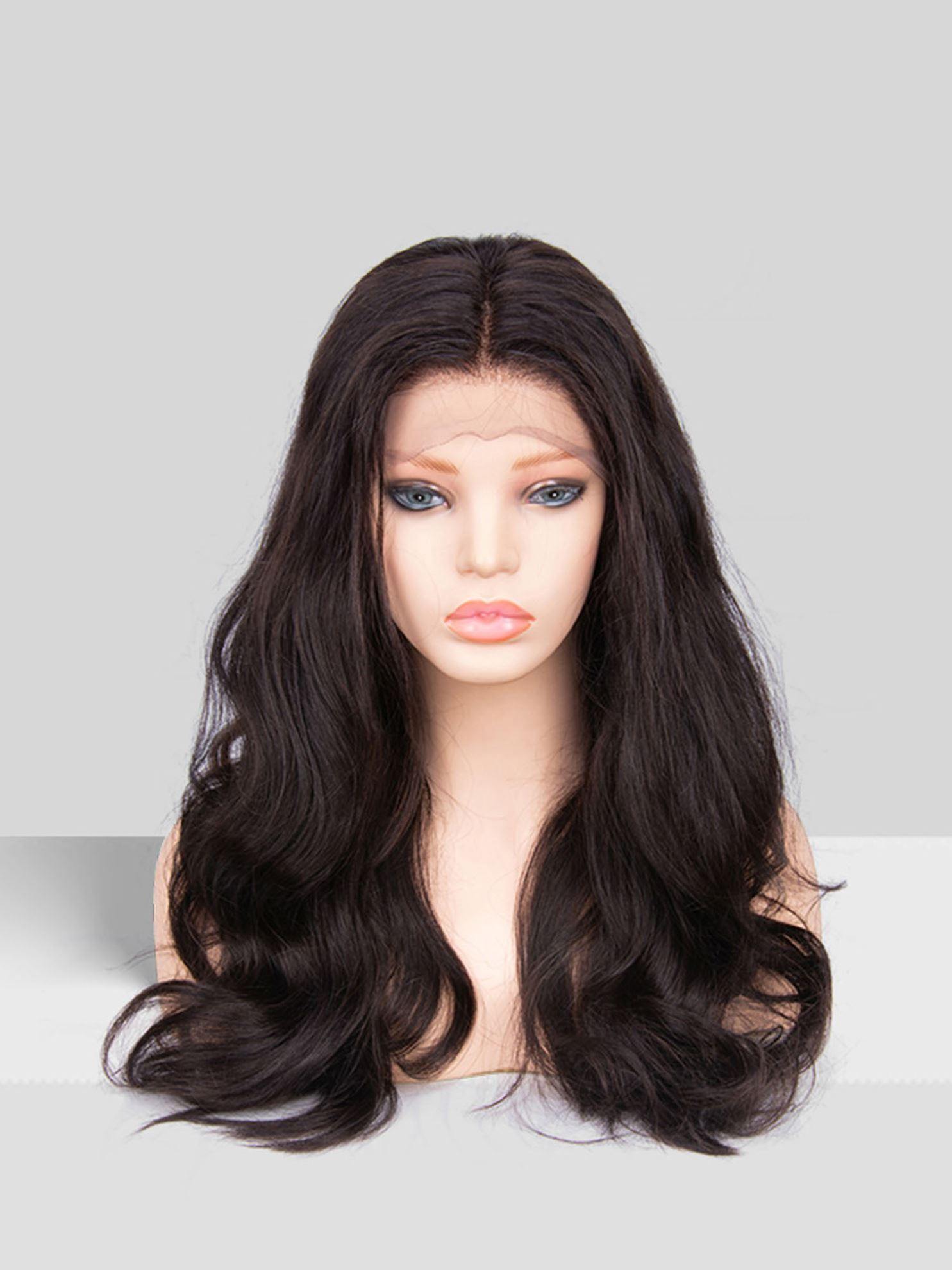 20 inch virgin human hair wig - QUEENBY