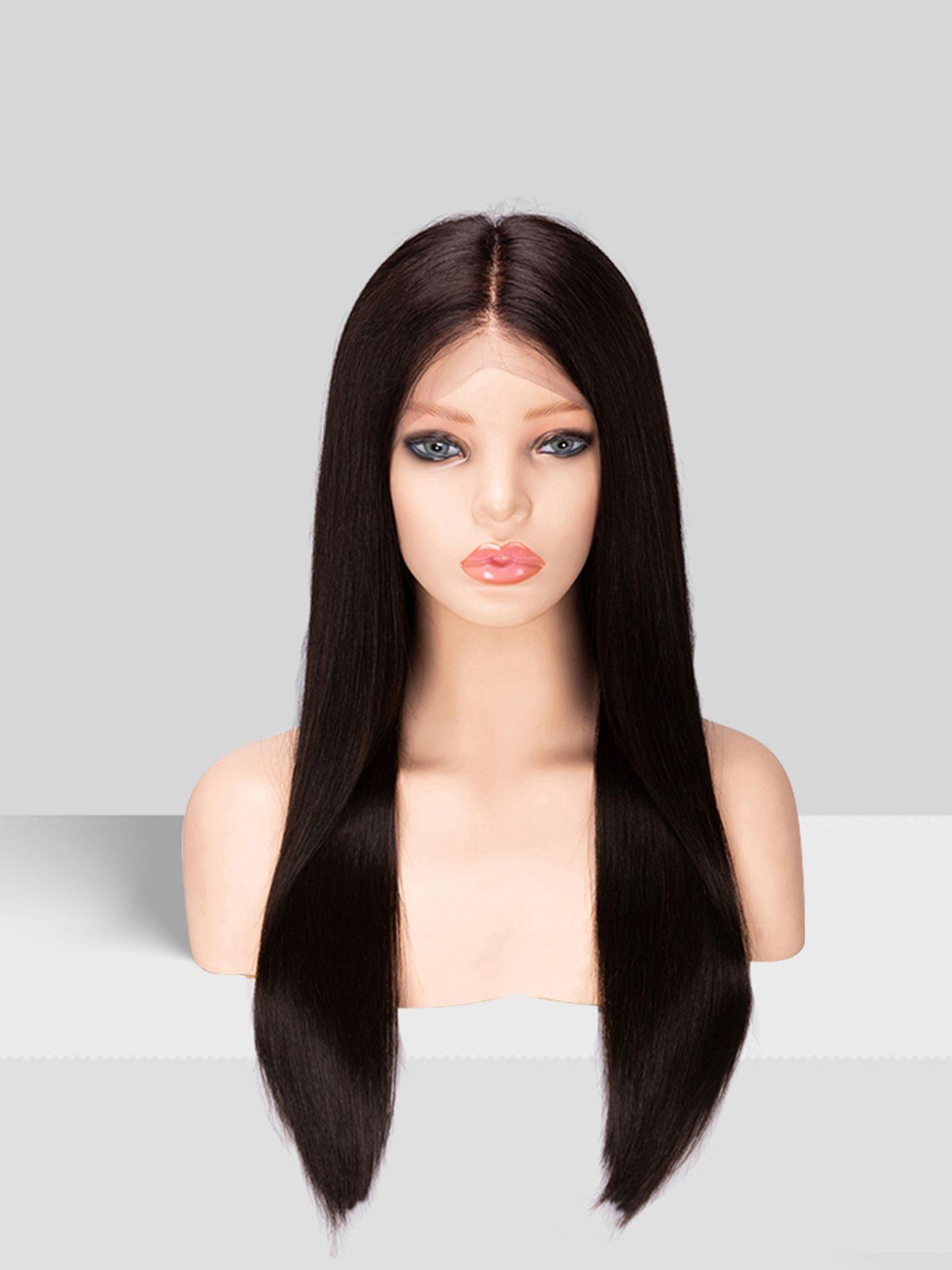 20 inch virgin human hair wig - QUEENBY