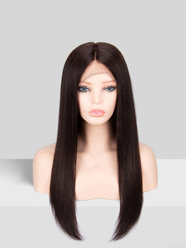 20 inch virgin human hair wig - QUEENBY