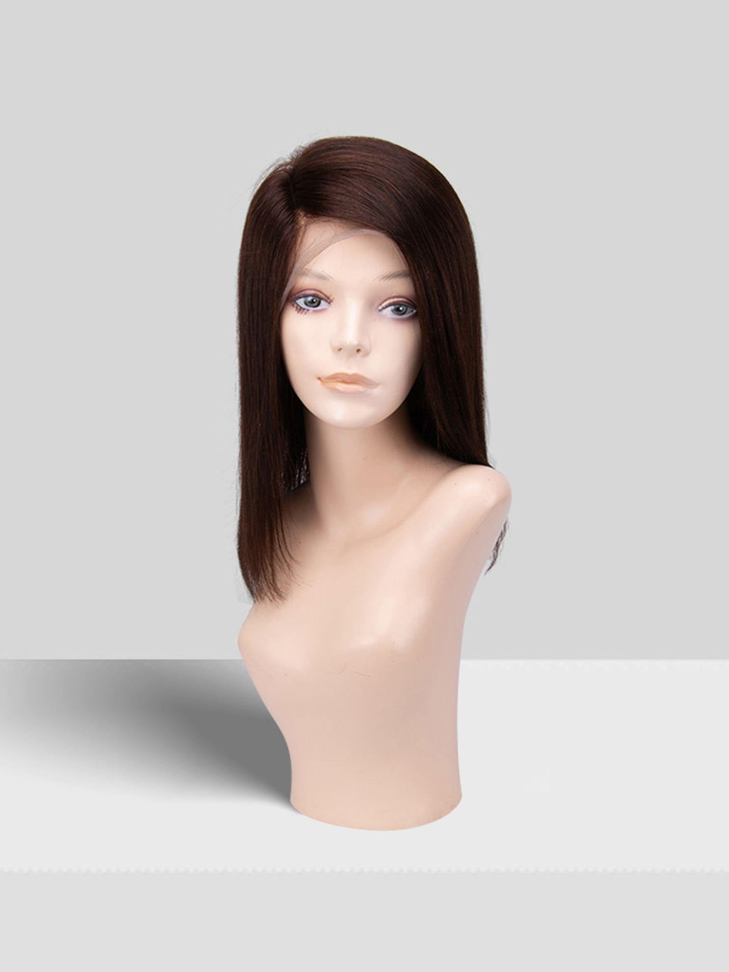 12 inch virgin human hair wig - QUEENBY