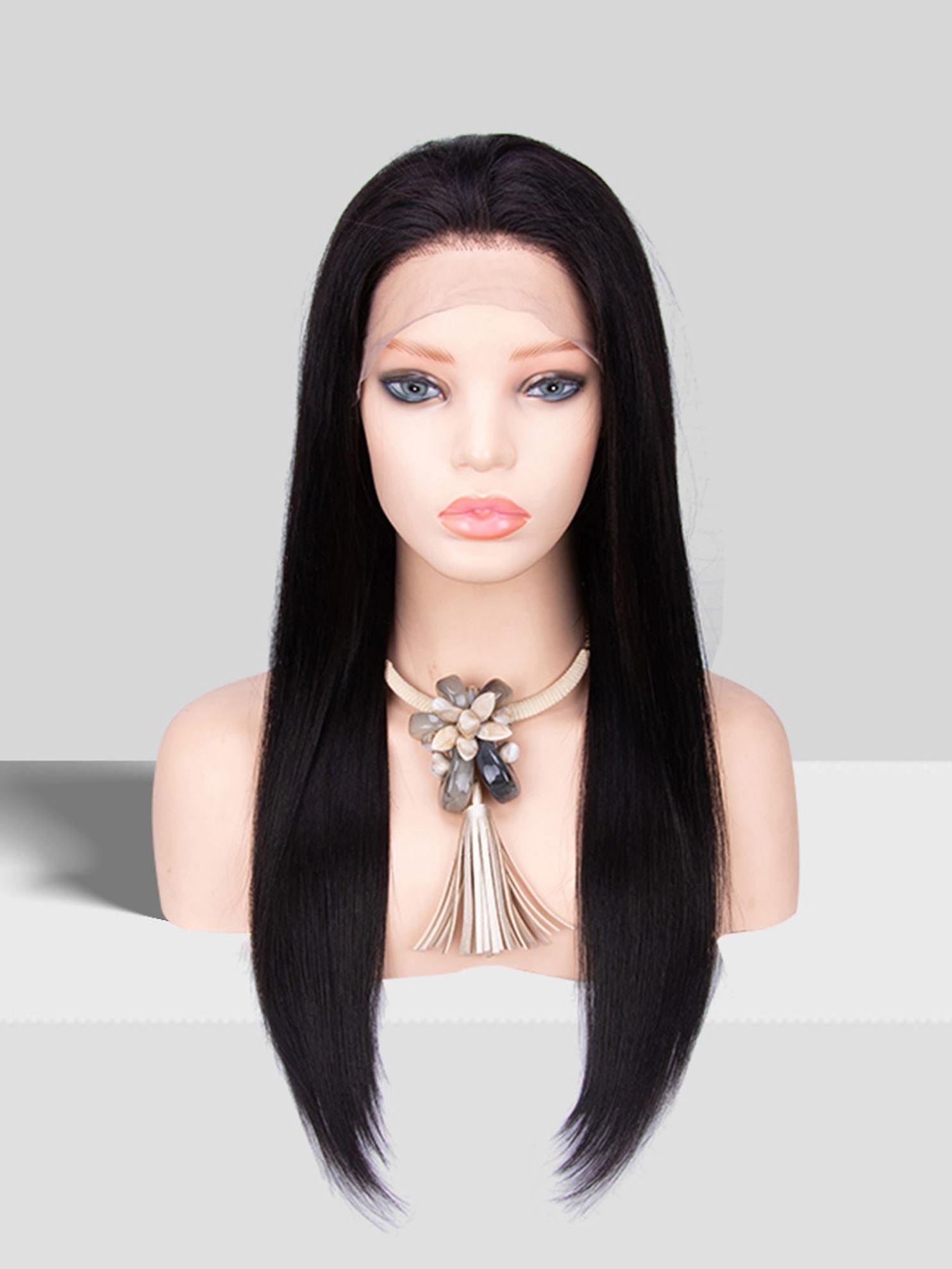 18 inch virgin human hair wig - QUEENBY