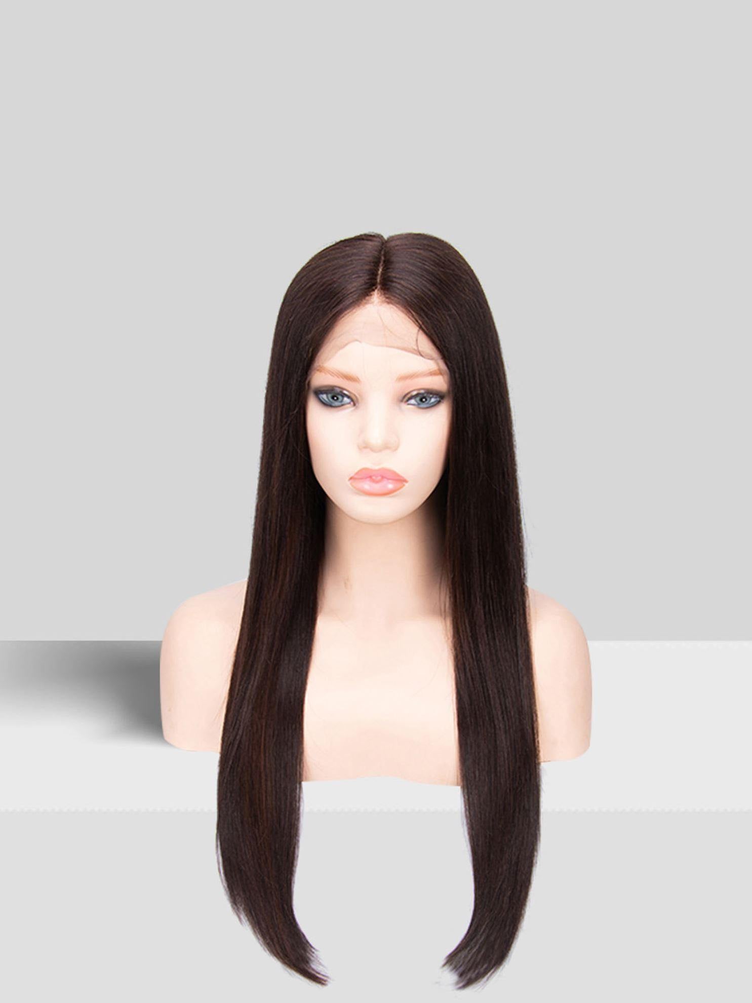 22 inch virgin human hair wig - QUEENBY