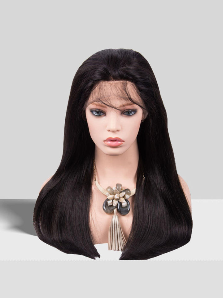 18 inch virgin human hair wig - QUEENBY