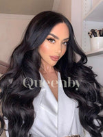 26 inch virgin human hair wig - QUEENBY