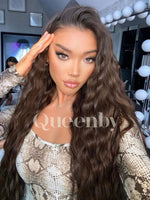 24 inch virgin human hair wig - QUEENBY