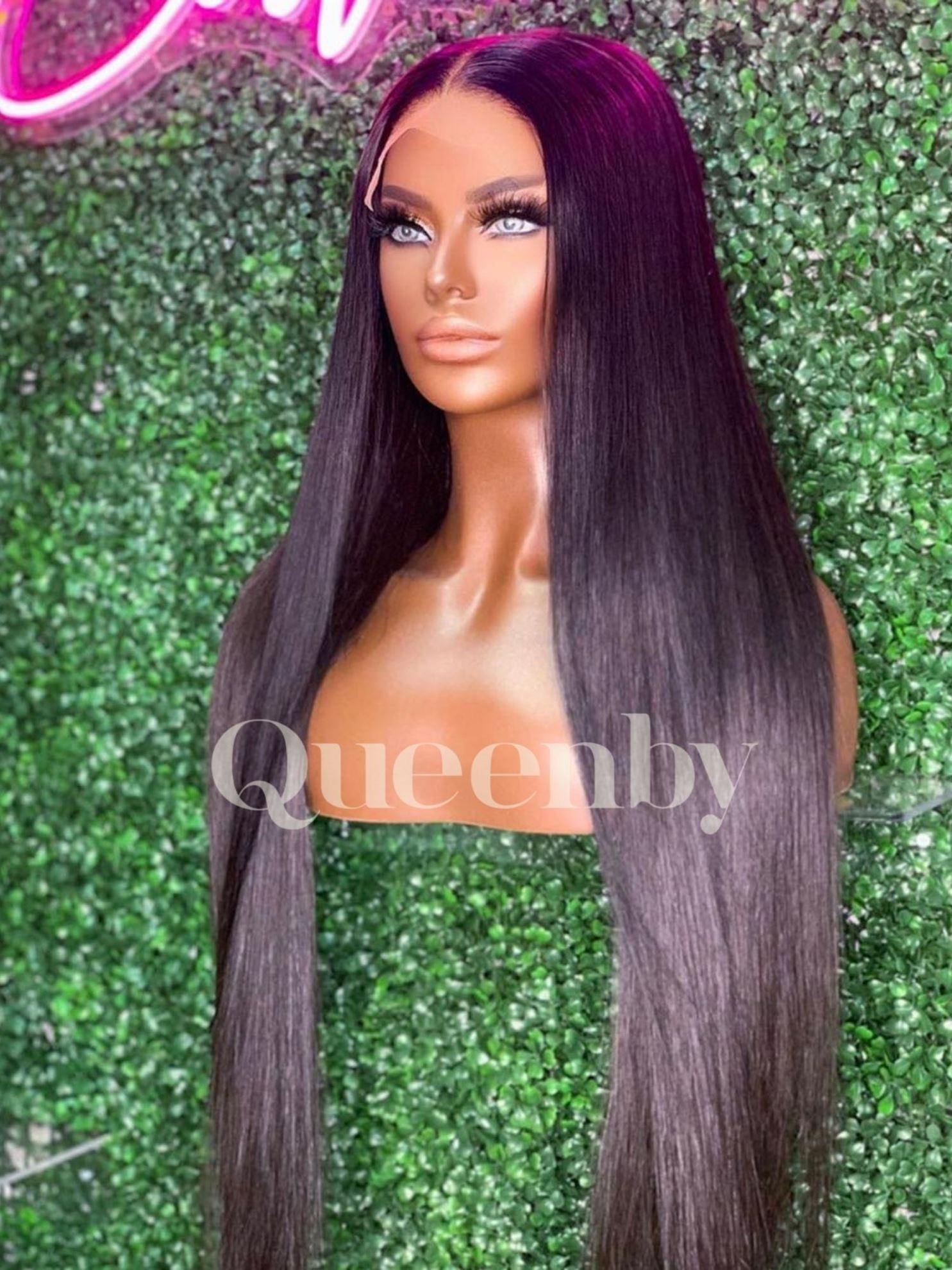 26 inch virgin human hair wig - QUEENBY