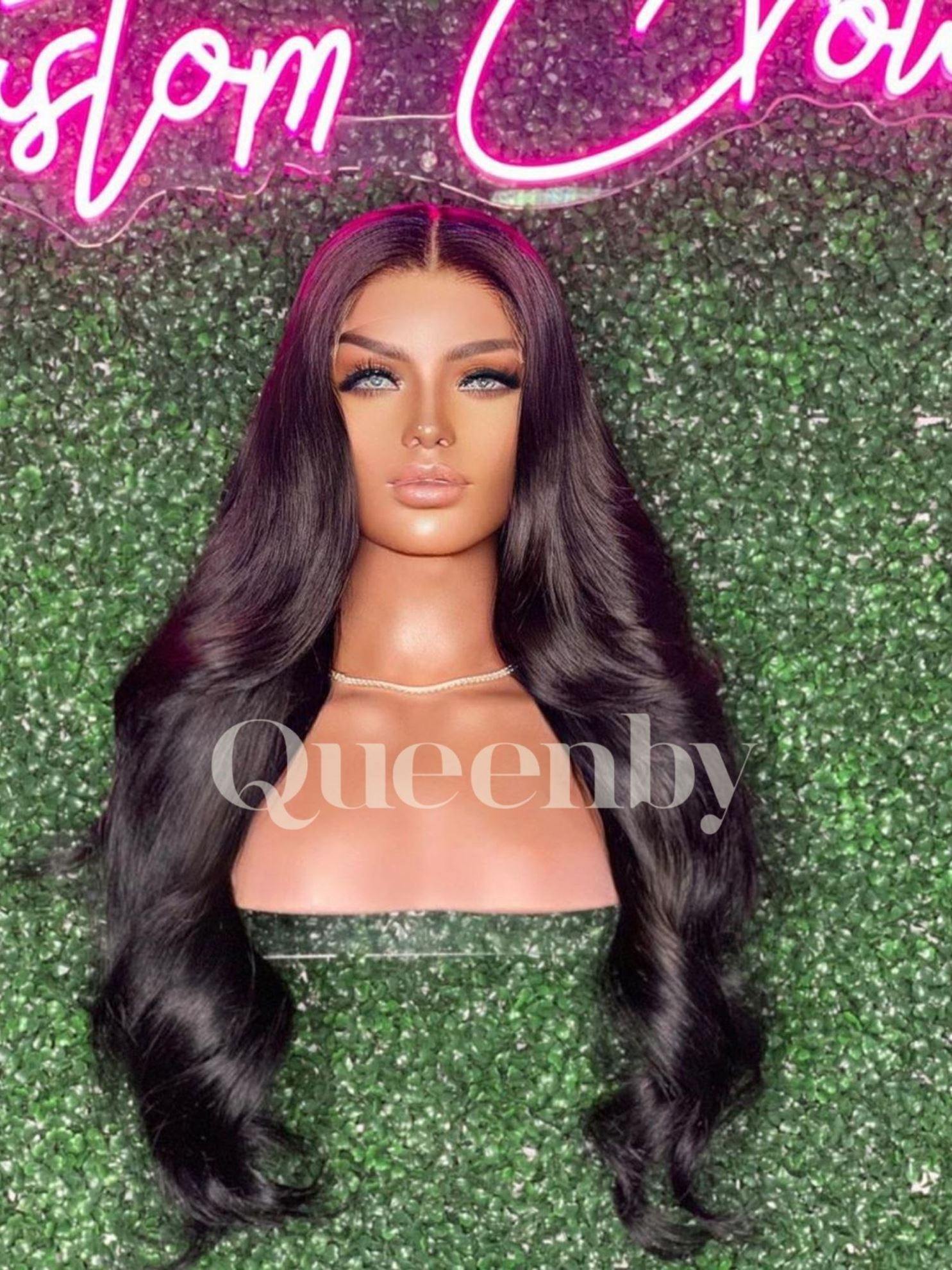 26 inch virgin human hair wig - QUEENBY