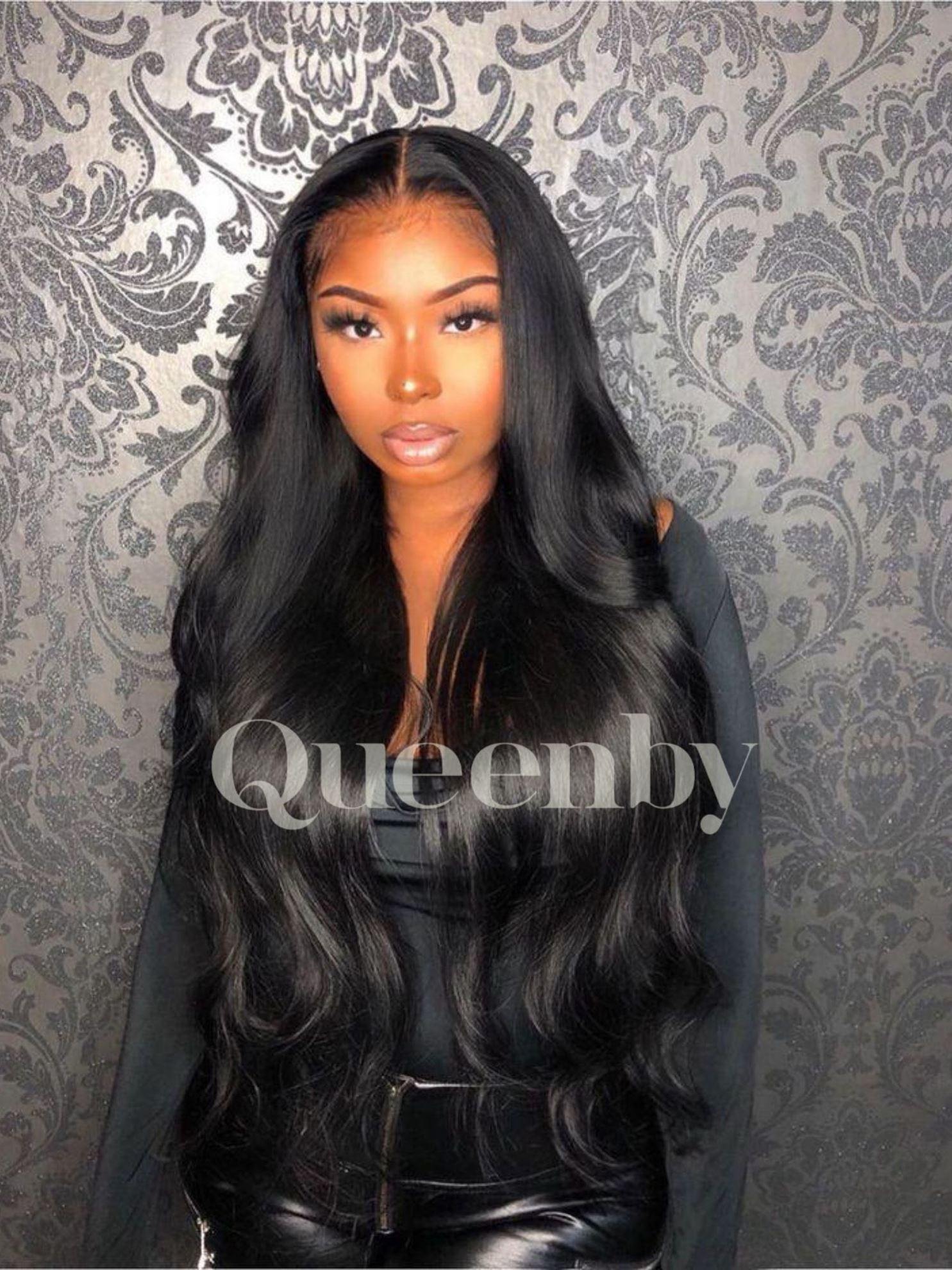 26 inch virgin human hair wig - QUEENBY