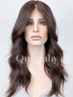 20 inch virgin human hair wig - QUEENBY