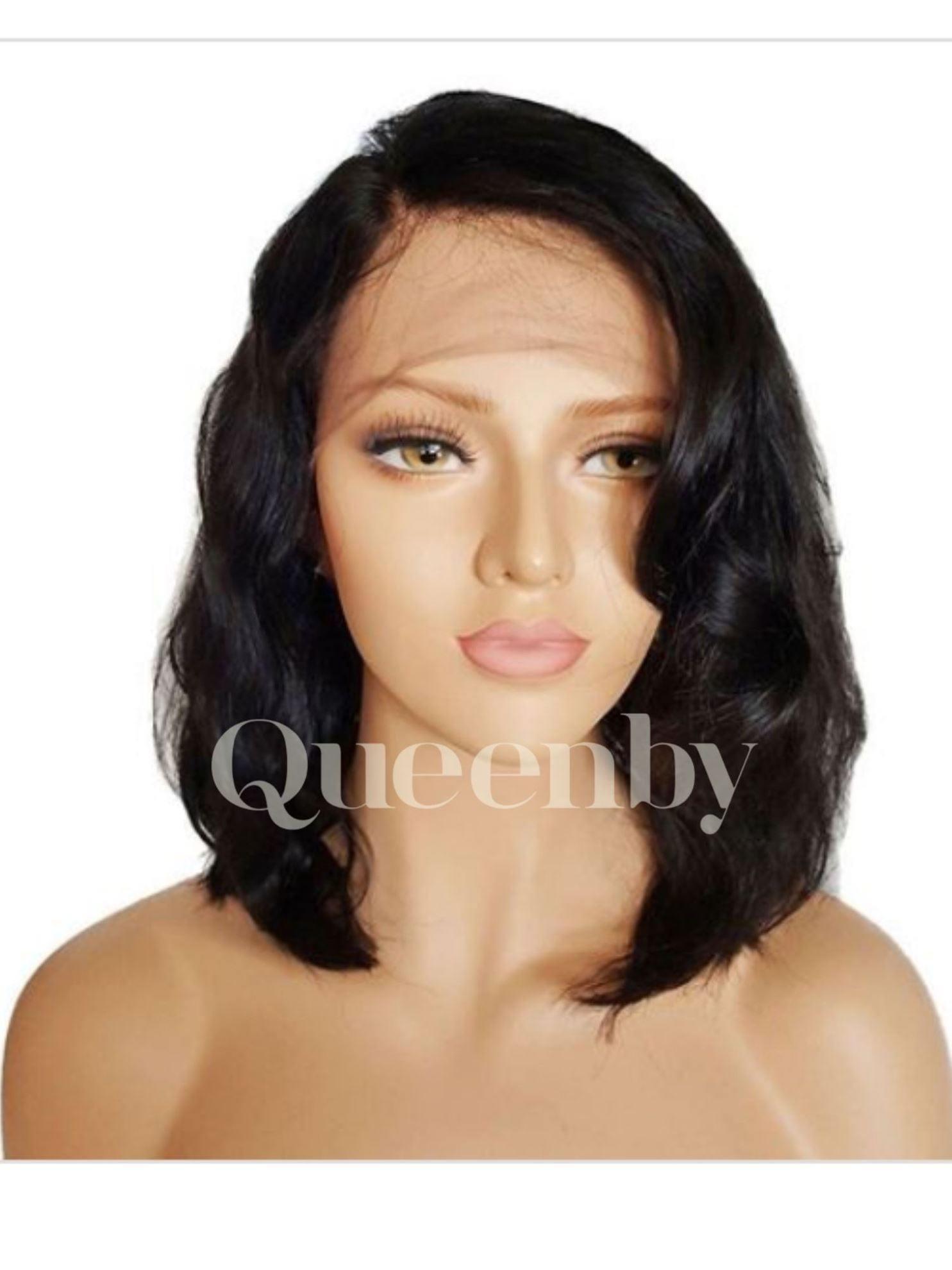 10 inch virgin human hair wig - QUEENBY