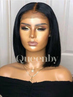 10 inch virgin human hair wig - QUEENBY