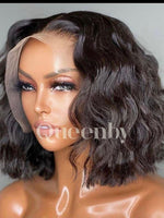 12 inch virgin human hair wig - QUEENBY