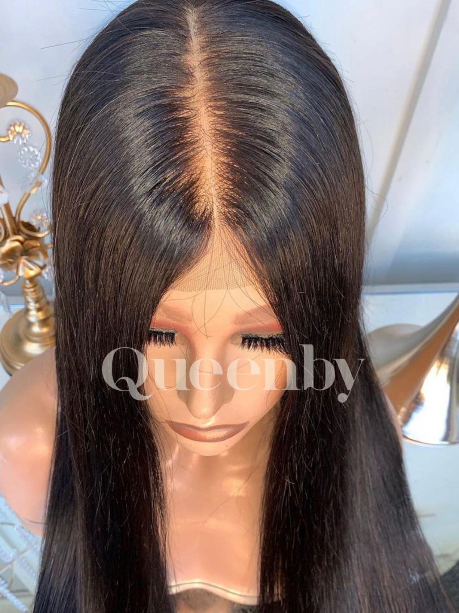 26 inch virgin human hair wig - QUEENBY