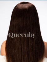 18 inch virgin human hair wig - QUEENBY