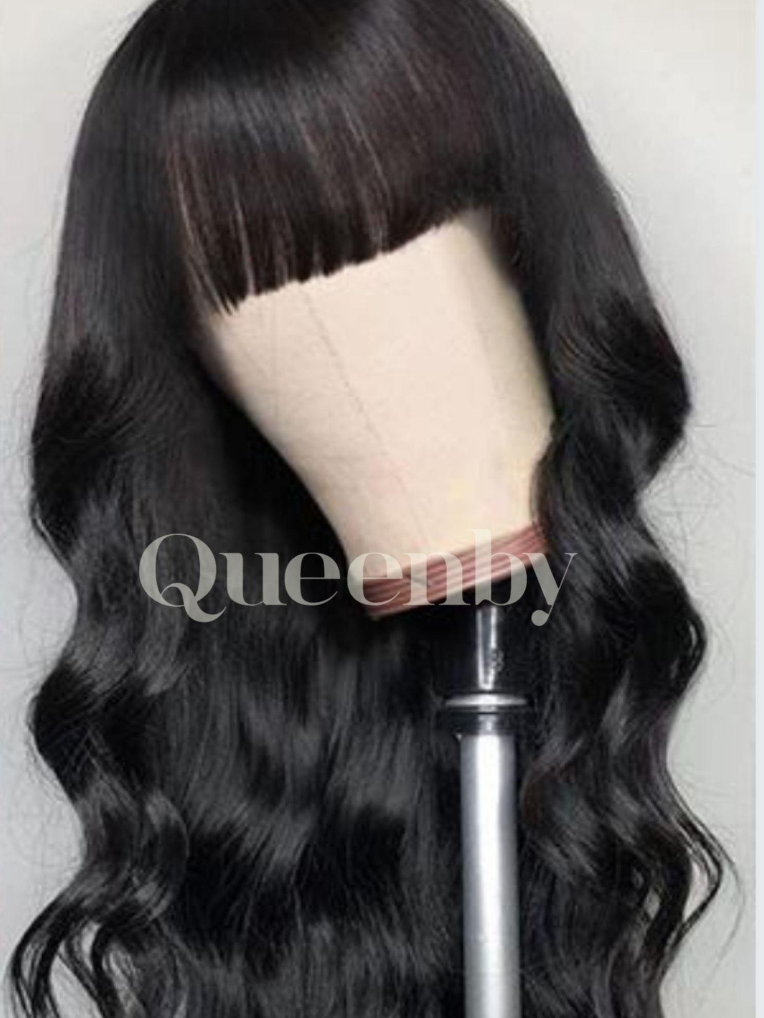 20 inch virgin human hair wig - QUEENBY