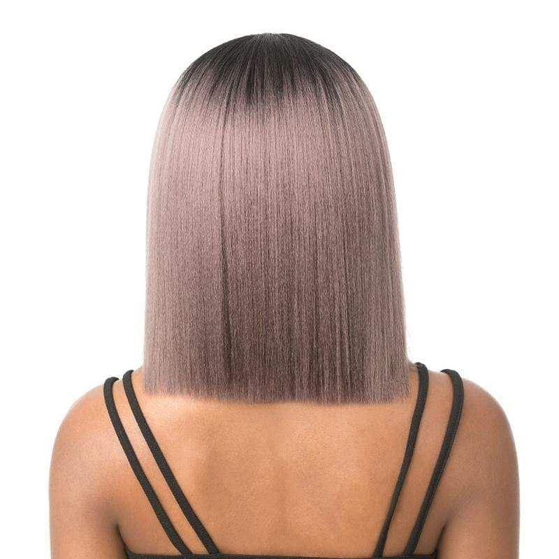 10-inch Color HEATHER GREY - style bob straight - QUEENBY