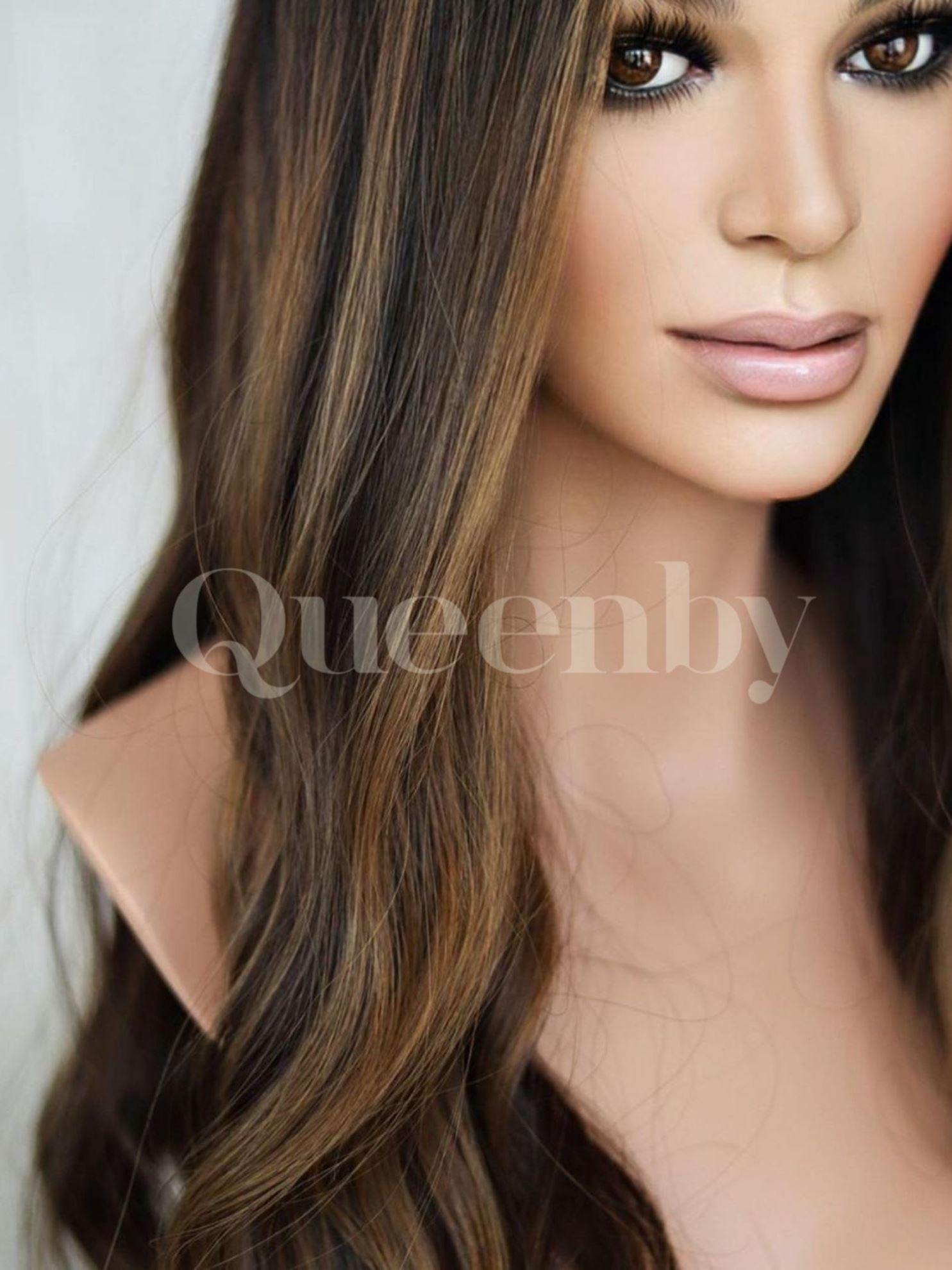 24 inch virgin human hair wig - QUEENBY