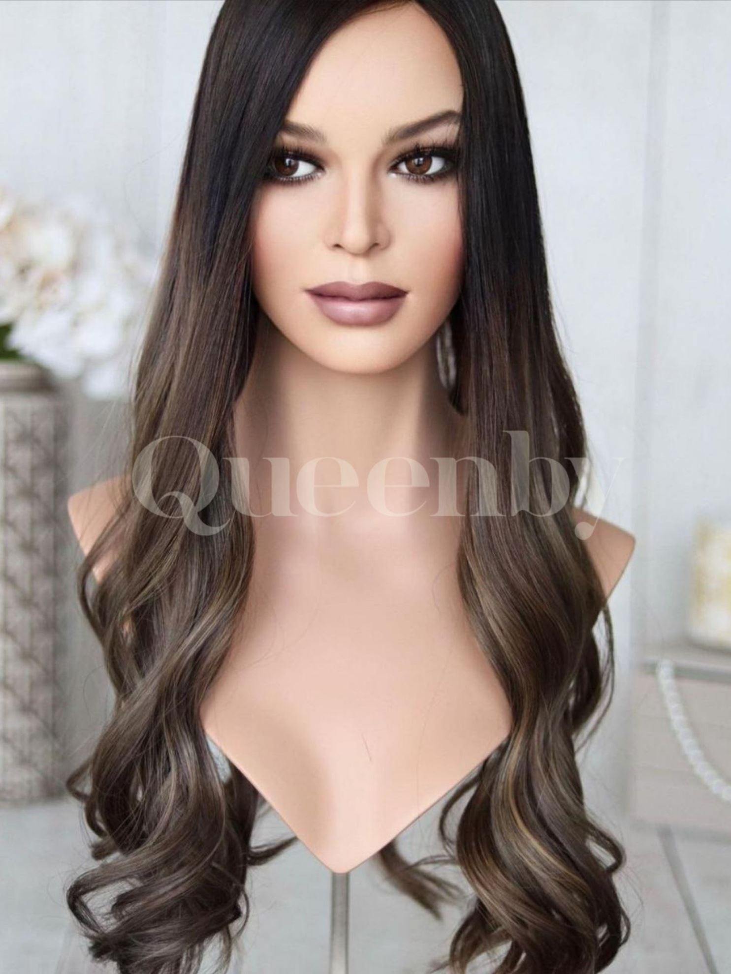 26 inch virgin human hair wig - QUEENBY