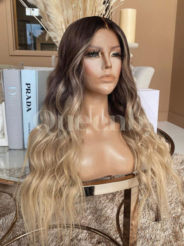 26 inch virgin human hair wig - QUEENBY