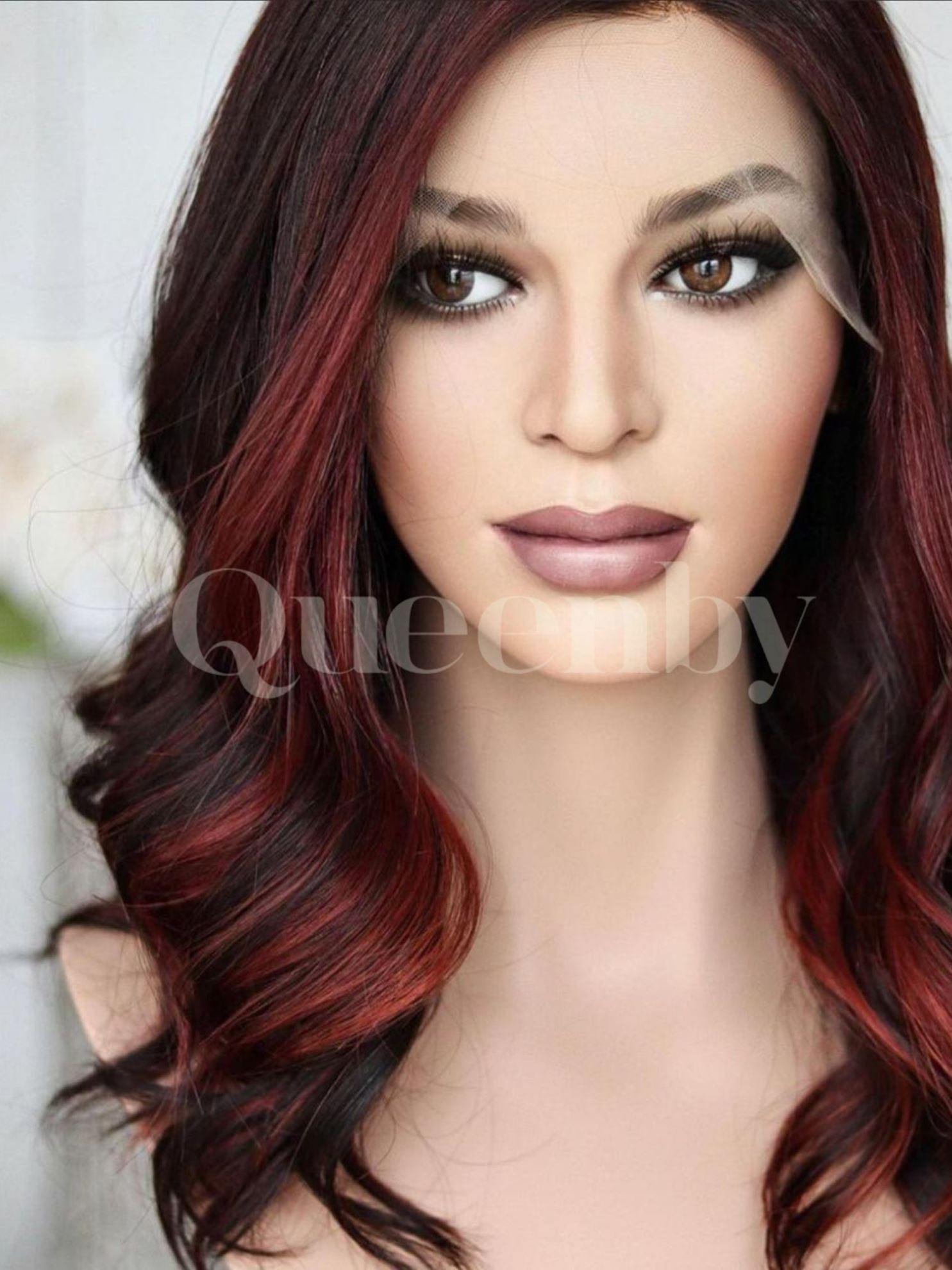 20 inch virgin human hair wig - QUEENBY