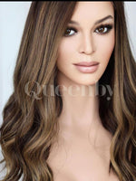 22 inch virgin human hair wig - QUEENBY