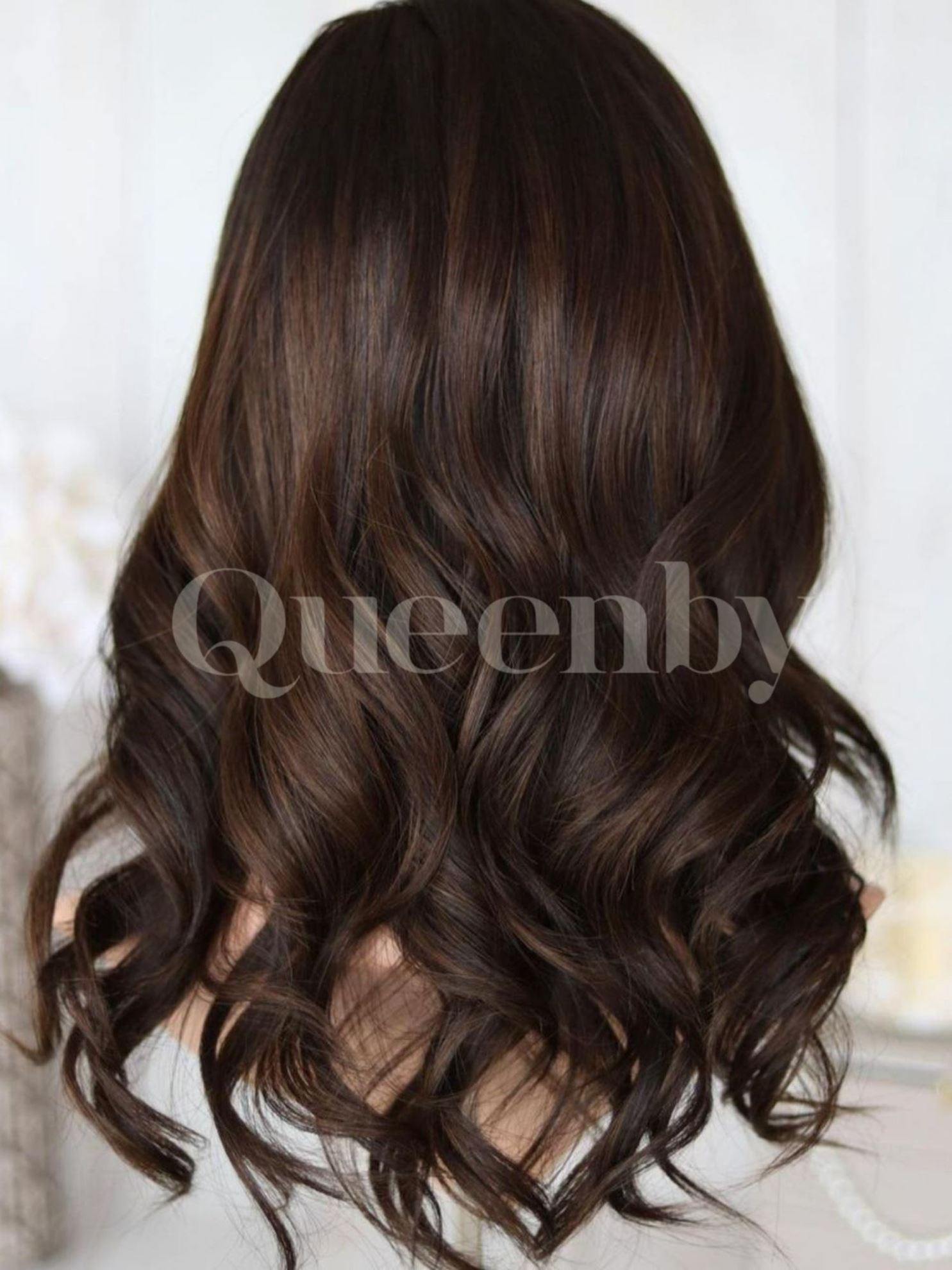 20 inch virgin human hair wig - QUEENBY