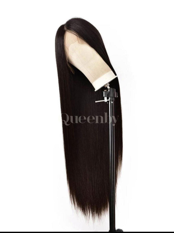 38 inch virgin human hair wig - QUEENBY