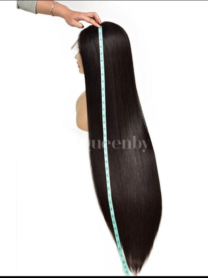 38 inch virgin human hair wig - QUEENBY