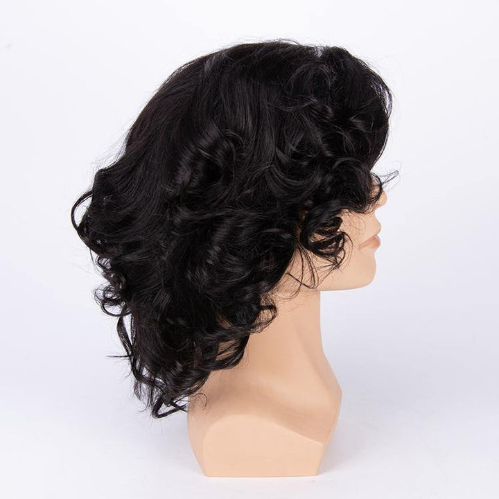 08 inch wig for man virgin human hair - QUEENBY